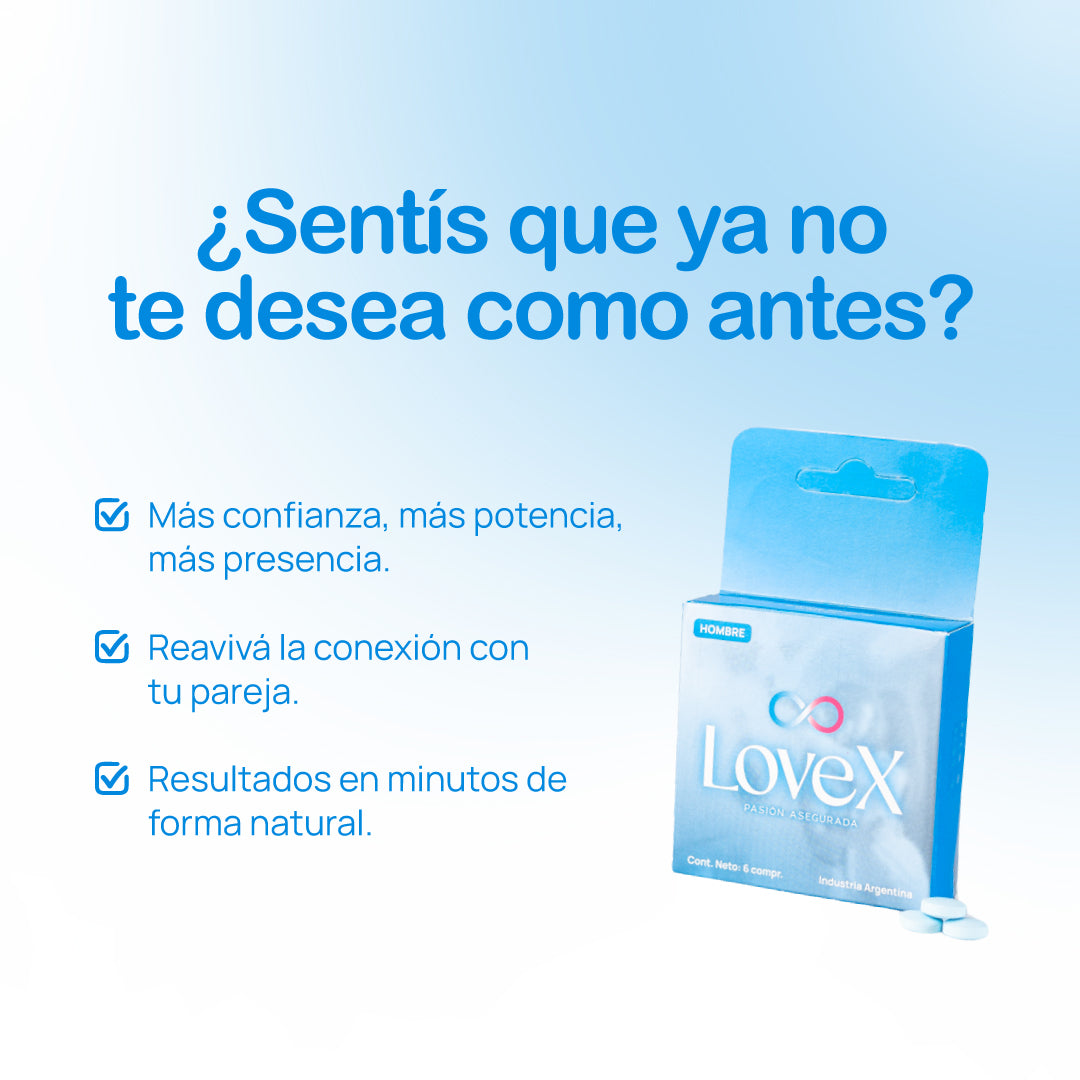 Potenciador Sexual Afrodisíaco LoveX