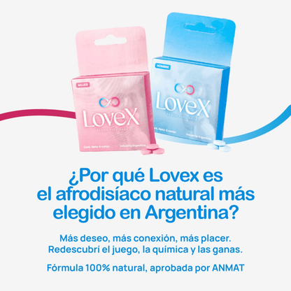 Potenciador Afrodisíaco LoveX 🍆🍑