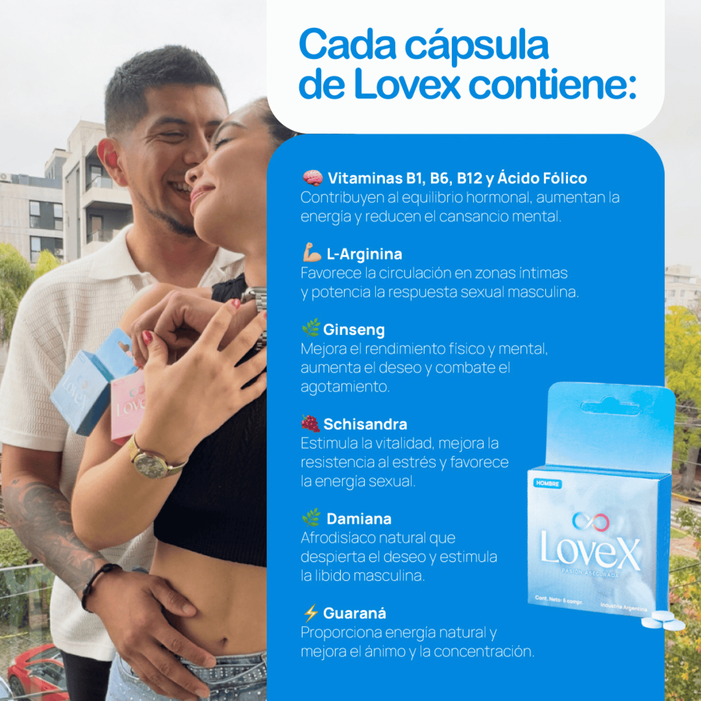 Potenciador Sexual Afrodisíaco LoveX
